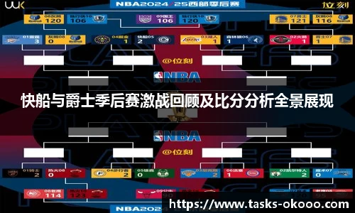 快船与爵士季后赛激战回顾及比分分析全景展现